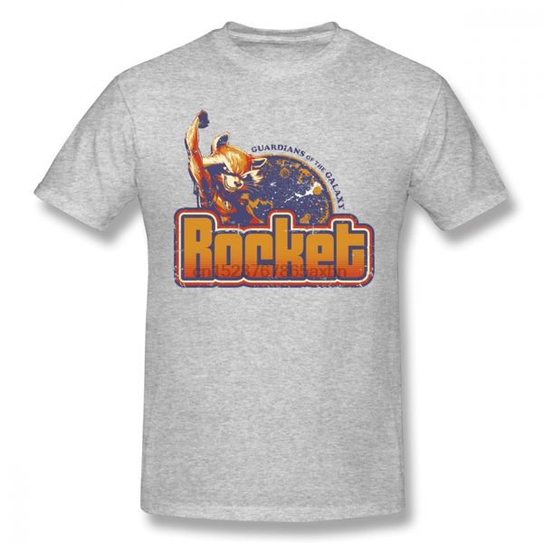 

rocket raccoon rocket character badge printed fashion cute 100 percent cotton mens short sleeve hoodie designers t shirts sweatshirt