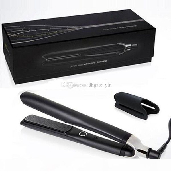 

platinum hair straighteners professional styler flat hair iron straightener hair styling tool black color dhl ship