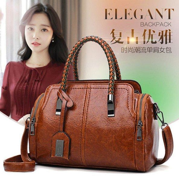 

big bag women fall/winter new messenger bag boston pu women's fashion shoulder women