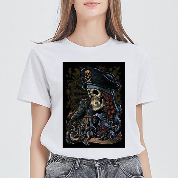 

spring new women tshirt round collar punk oversize t shirt tee funny versatile summer clothes t-shirts, White