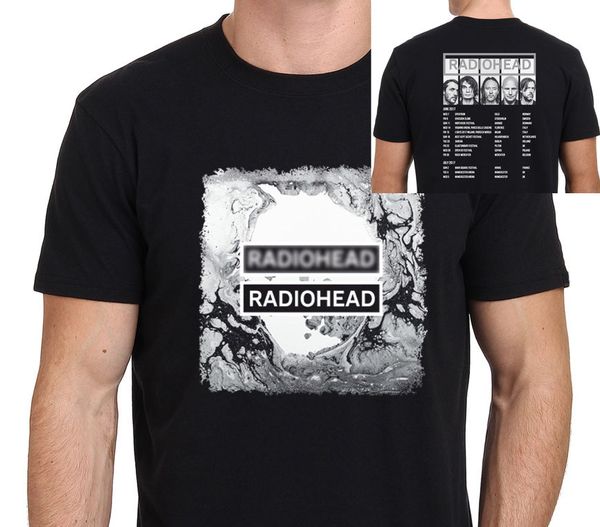 

radiohead tour 2017 men's black t shirt size s to xxl quality print new summer style tee sale % t shirt sport hooded sweatshirt hoodie
