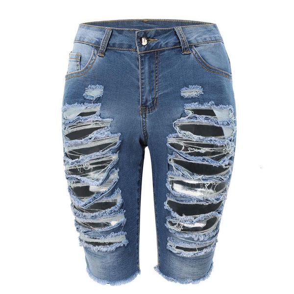 

женская средний взлет эластичный denim шорты длиной до колена соблазнительные бермудские натяжные короткие джинсы drop доставка хорошее каче, White;black