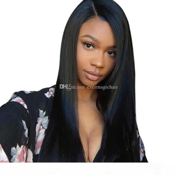 

360 полный волос кружева парики человеческого 9а перуанский человеческие волосы парики pre щипковых природные hairline перуанский девственни, Black;brown