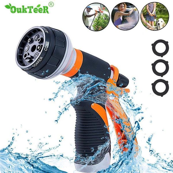 

8 patterns car wash water gun multi-function adjustable spray auto car washing home garden water guns high pressure1