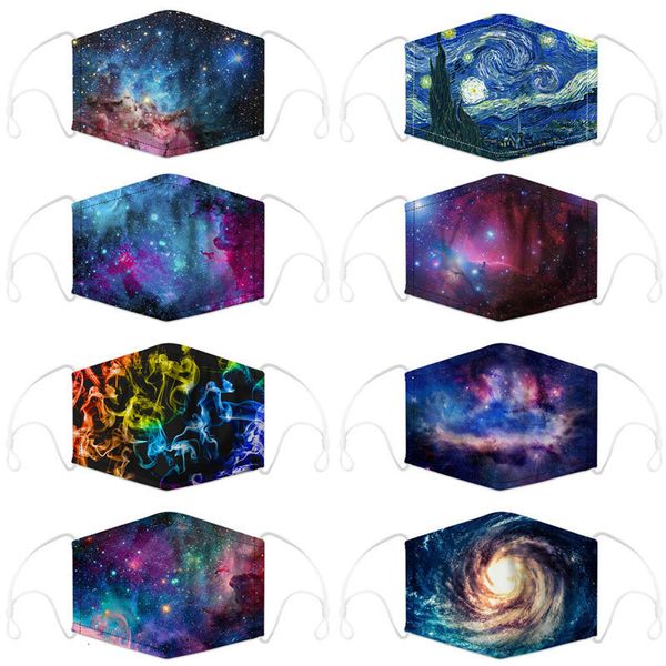 

factory7shmin stock pm2.5 activated carbon designer face mask gasket cotton print masks reusable washable bre