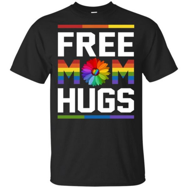 

lgbt daisy flower free hugs мама мужчина t-shirt s-3xl популярного tagless tee shirt спорт толстовка с капюшоном толстовка