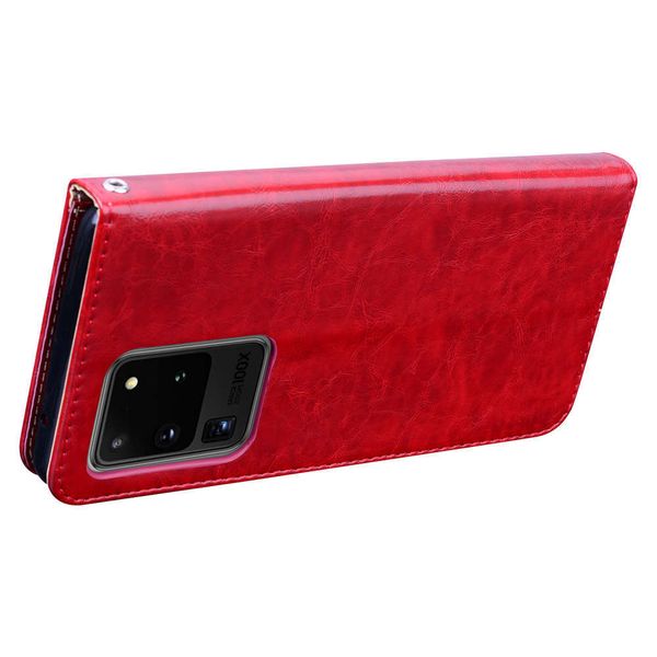 

bgrfsuitable for samsung s10 / s20plus oil wax pattern leather case cover a91s / m40 busins mobile phon