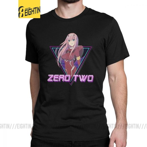 

darling in the t-shirt zero two aesthetic man t shirt casual short sleeved tee shirt birthday present sport hooded sweatshirt hoodie