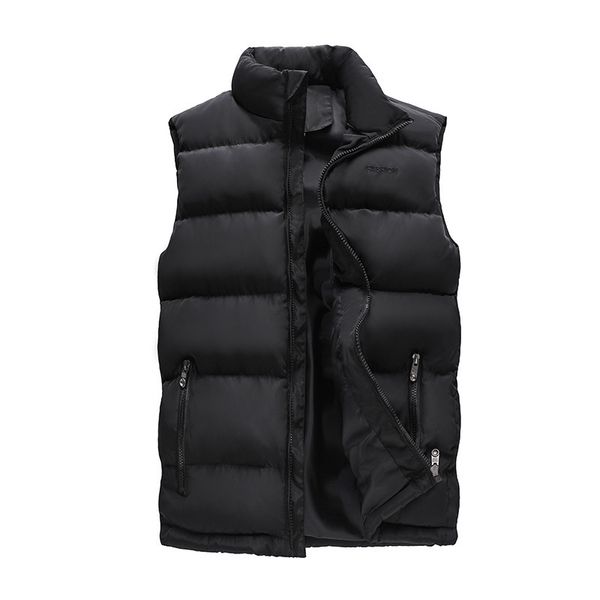 

new men's autumn and winter cotton padded jacket men's vest vest v800 201123, Black;white