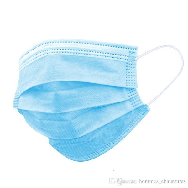 

disposable lastic blue cover 50factory/lot 3-ply dustproof earloop mouth anti-dust face non woven masks soft breathablete5d