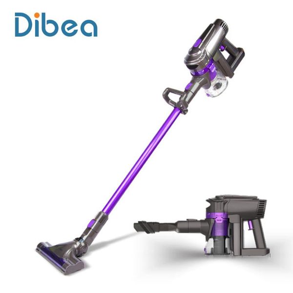

dibea f6 2-in-1 wireless vacuum cleaner upright stick and handy vacuum carpet cleaning 5.2kpa strong suction cordless car
