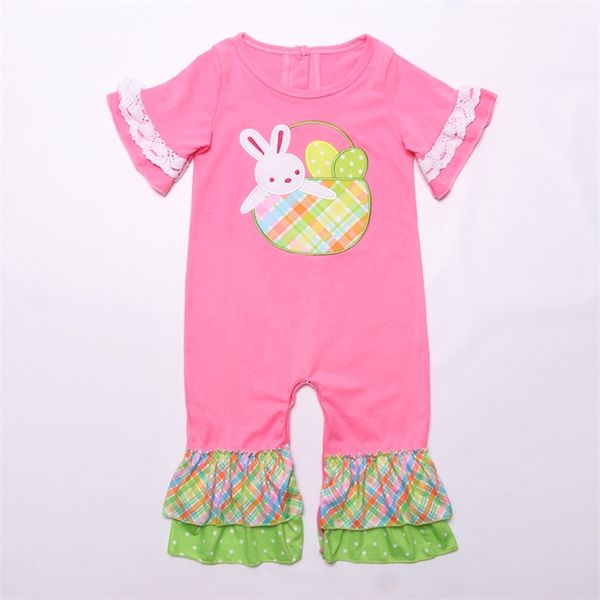 

easter rabbit christmas baby rompers cotton jumpsuit wholesale infant rompers baby girl clothing y200320, Blue
