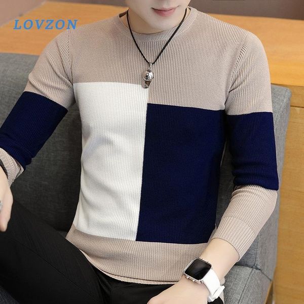 

lovzon winter new arrivals thick warm sweaters o-neck wool sweater men brand clothing knitted cashmere pullover men -3xl, White;black