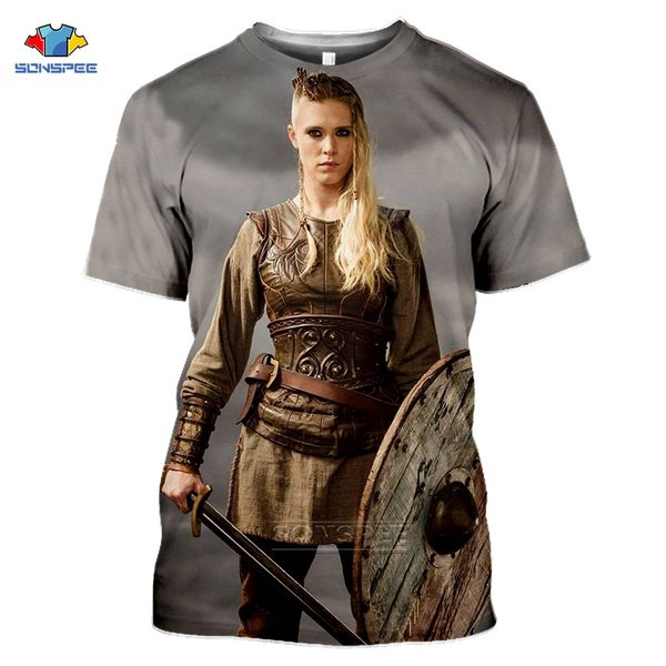 

tv series odin vikings homme summer streetswear game sport 3d print shirts oversized hippie plus size men clothing