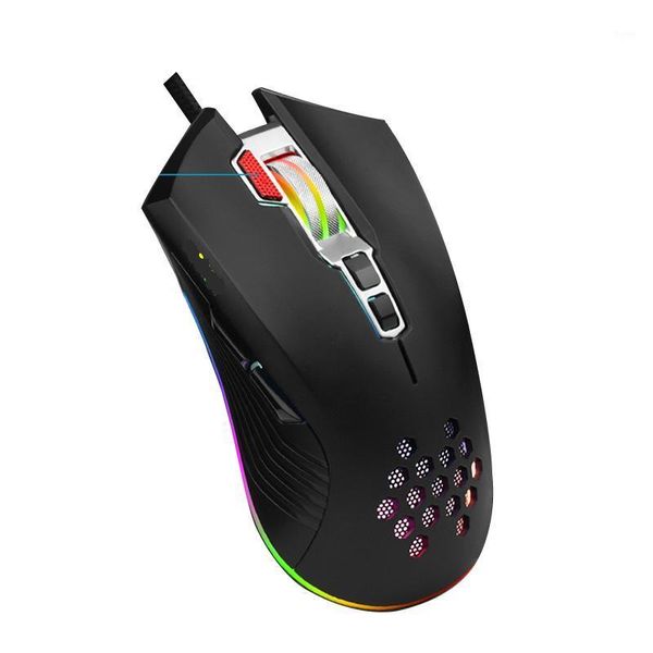 

mice wired mouse rgb gamer gaming computer ergonomic rechargeable luminous optical for pc lap8-button 1600dpi1
