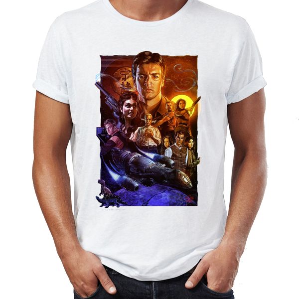 

men's t shirt serenity crew space sci-fi western cowboy firefly painting artsy tee sport hooded sweatshirt hoodie