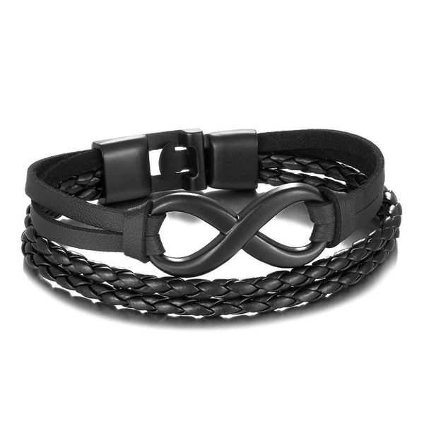 

mkendn new couple bracelet infinity genuine leather bracelet men hand chain buckle friendship women jewelry gifts bbyhqo alice_bag