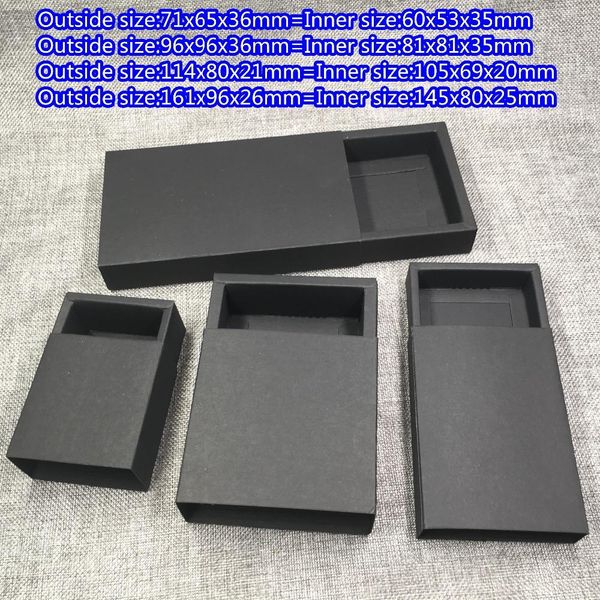 

30pcs kraft paper drawer type craft gift box jewelry handmade soap packaging boxes for wedding party favor supplies candy box wmturu