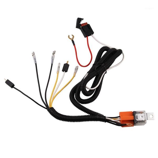 

12v horn wiring harness relay kit for car truck grille mount blast tone horns