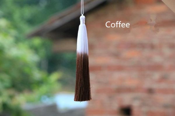 

2pcs fashion gradual tassel fringe diy garments materials key bag phone bookmark tassel pendant hand make embellissements craft h sqcrvk