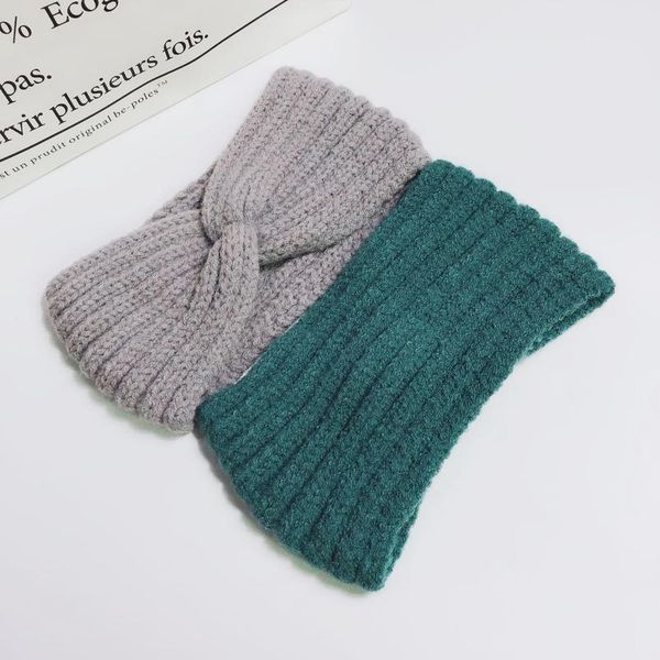 

winter warm headband for women woolen knitting headbands wool knitted elastic headband headwear girls hair band hair acc jllgos