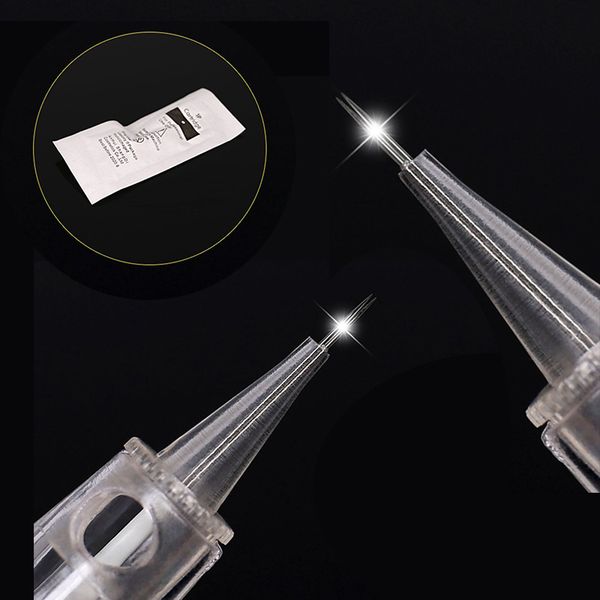 

disposable bayonet cartridge needle permanent makeup needles for micropigmentation device microblading eyebrow lip tattoo pen