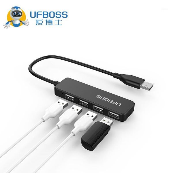 

hubs ufboss usb2.0 ultra-slim 4 port usb 2.0 hight speed 30cm hub adapter for pc lapsurface1