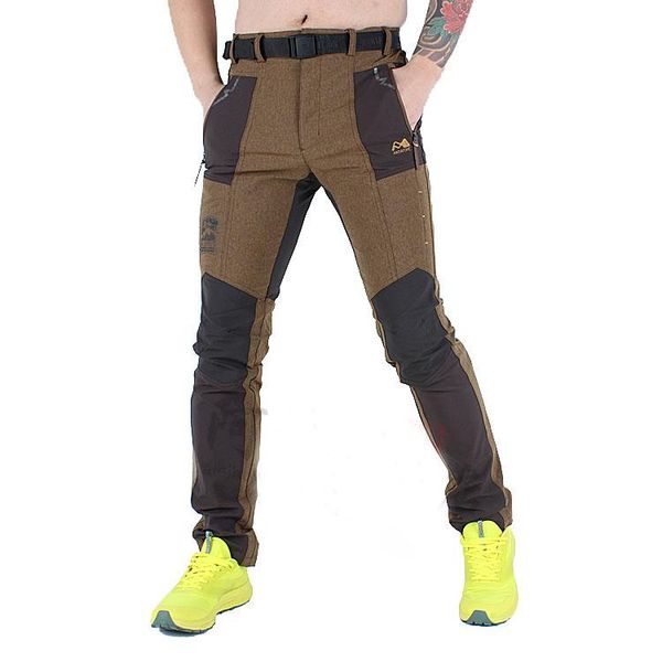 

outdoor pants montpic men`s spring summer quick-dry waterproof breathable slim hiking mens elastic cycling sports trousers, Black;green