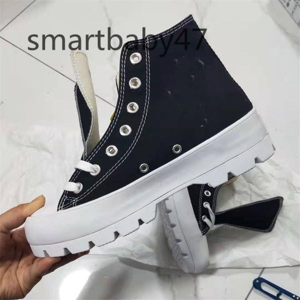 

2021 high-quality new chuck leather platform running shoes taylor 2020 canvas men and women fashion lightweight casual shoes qq, Black
