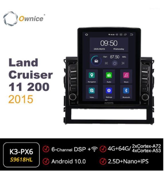 

ownice android 10.0 autoradio 2 din fortoyota land cruiser 11 200 2020 car radio auto gps navigation multimedia dsp 4g lte1