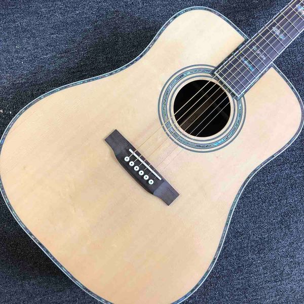 

custom rosewood fretboard 41 inch acoustic guitar aaa solid grand oem round body