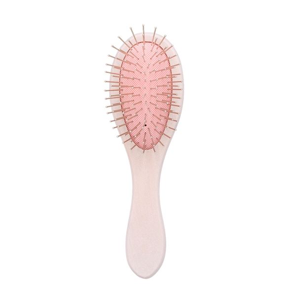 

mini airbag comb wooden hairbrush anti-static scalp massage hair brush detangling hair health care comb w8630, Silver