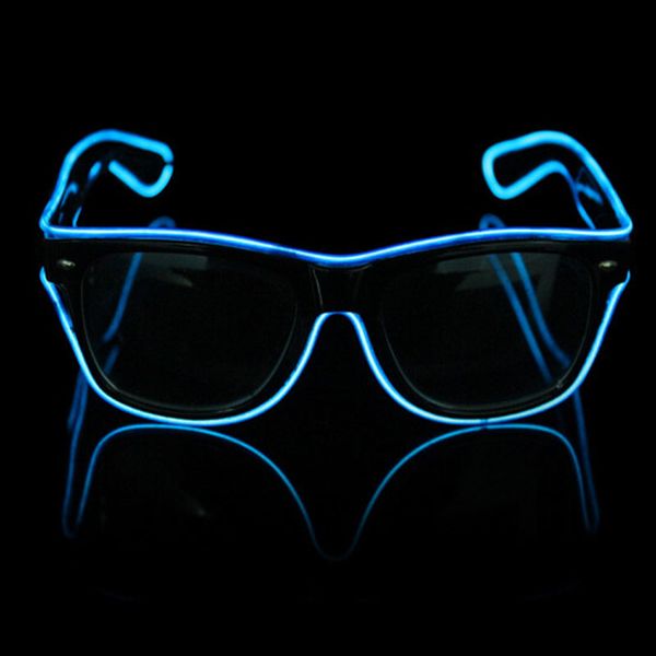 

decorative flashing el wire luminous lighting novelty glasses gift bright led light up party elglasses