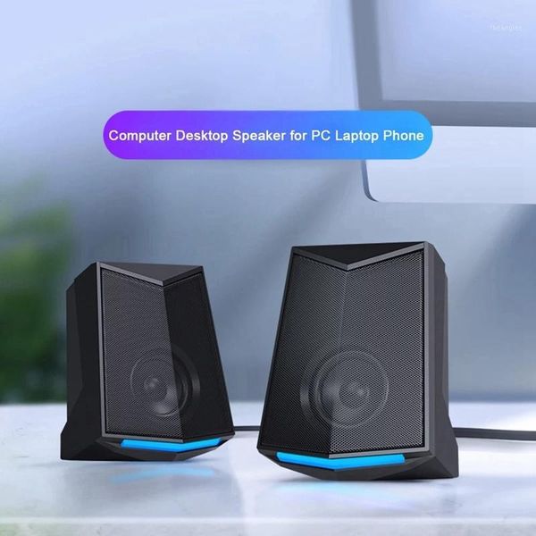 

v-115 computer deskspeaker o 2.0 sound channel stereo sound 3w output power usb mini portable subwoofer for pc lapph1