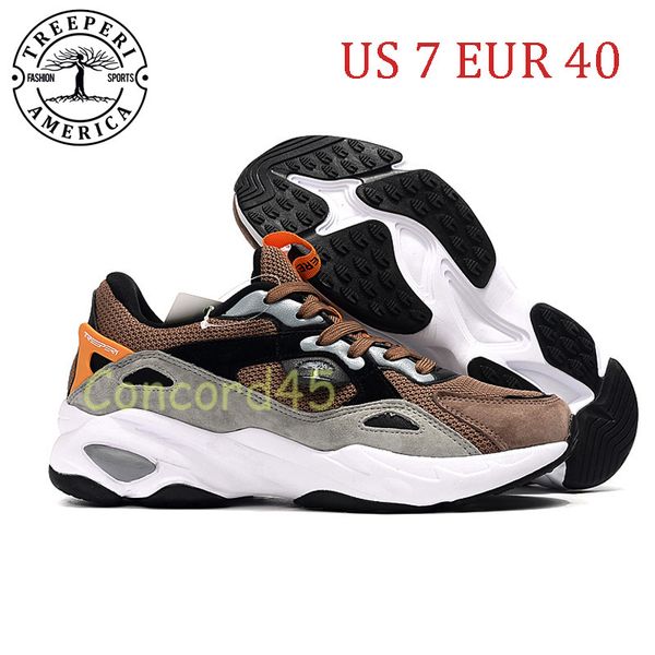 

treeperi fashion chunky 6.0 soft sole running shoes black brown us 7 eur 40 for men trainers