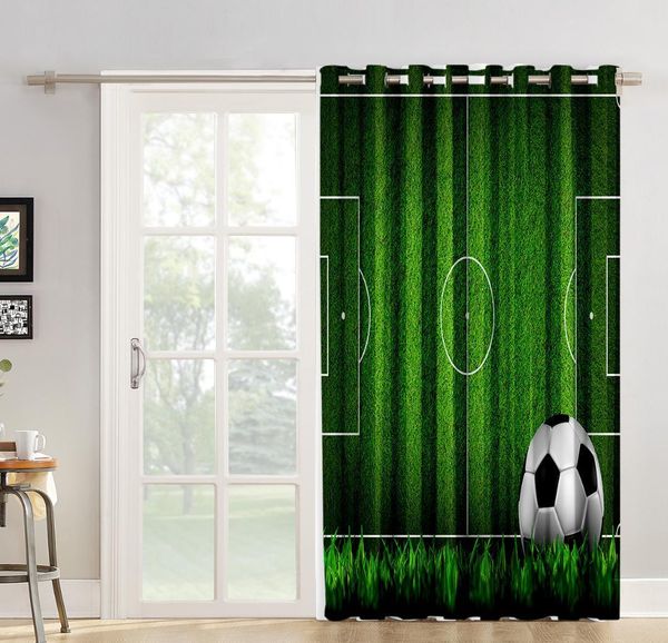 

soccer football game competition in gymnasium 3d window curtains for living room bedroom kitchen cort jllxar powerstore2012
