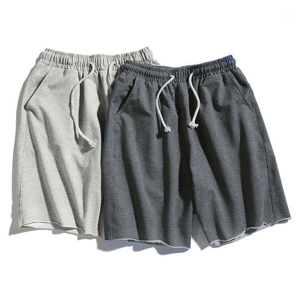 

men shorts thin 2020 new summer korean style male casual shorts knee-length comfortable black gray blue teenage boy s171, White;black