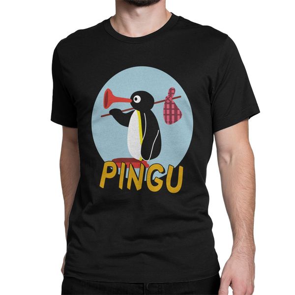 

pingu нут нут мужские penguin юмор тройники с коротким рукавом круглым воротом подарков 4xl 5xl плюс размер летний спортивный толстовка с ка