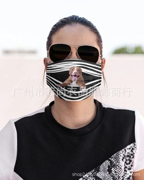 

j3tu for adults cotton printed christmas mask cartoonxmas face masks washable cloth anti-dust mouth cover party mask, Black