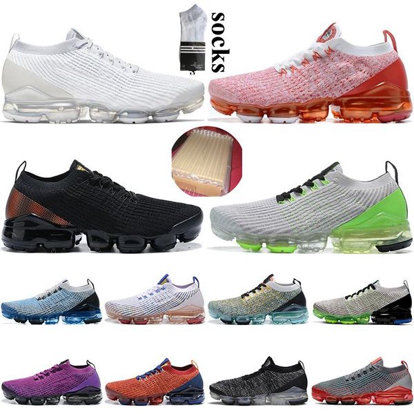 

with box fly 3.0 running shoes for men women triple black deep royal volt electric green chaussures outdoor trainer sports sneaker