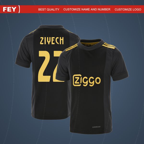 

20 21 ajax third tadic haller soccer jersey 2020 2021 futbol kudus neres antony blind promes traore men football shirt gravenberch cruyff, Black;yellow