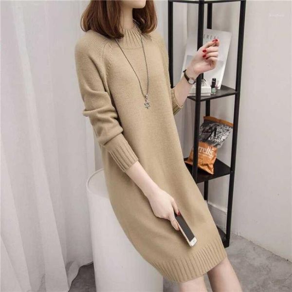 

new fashion 2020 women autumn winter long brand sweater pullovers warm knitted sweaters pullover lady1, White;black