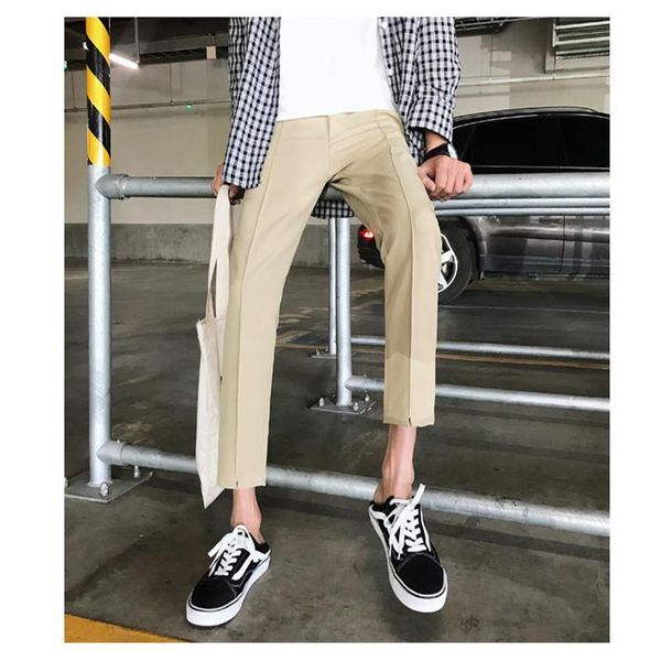 

men's pants japanese and korean harem casual style loose black/khaki m-3xl