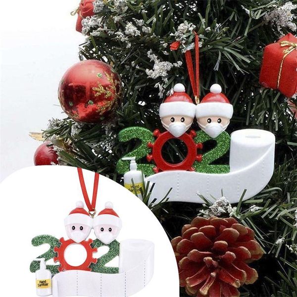 

fedex 2020 quarantine christmas ornaments survived family of 1-7 christmas decorations diy name hard resin pandemic soci