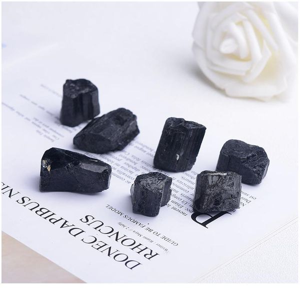 

natural black tourmaline raw oregem mineral specimens irregular crystals redectromagnetic radiation deuce elgaussing ene jllgjo