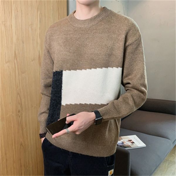 

2021 brand spring autumn long sleeves new flannel collar korea style shirt for men's plaid clothing vvih, White;black