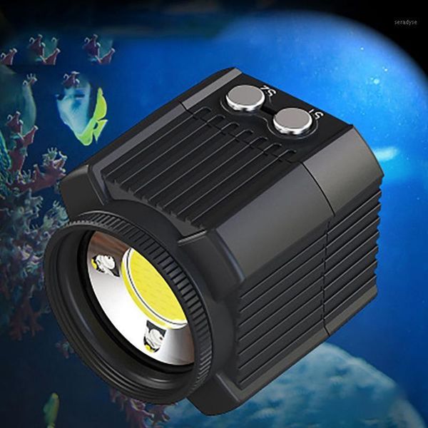 

flash heads underwater camera mini portable 60m waterproof diving fill light 2000lm suitable sports accessories black1