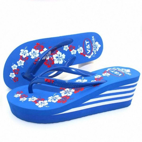 

fashion eva ladies summer flip flops wedges outdoor casual platform women shoes thick bottom female slippers women footwear #pi4w, Black