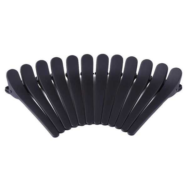 

12pcs hairdressing clips professional salon hair partition clamps salon home hair styling tools plastic black hair clips yxlqwy xhhair