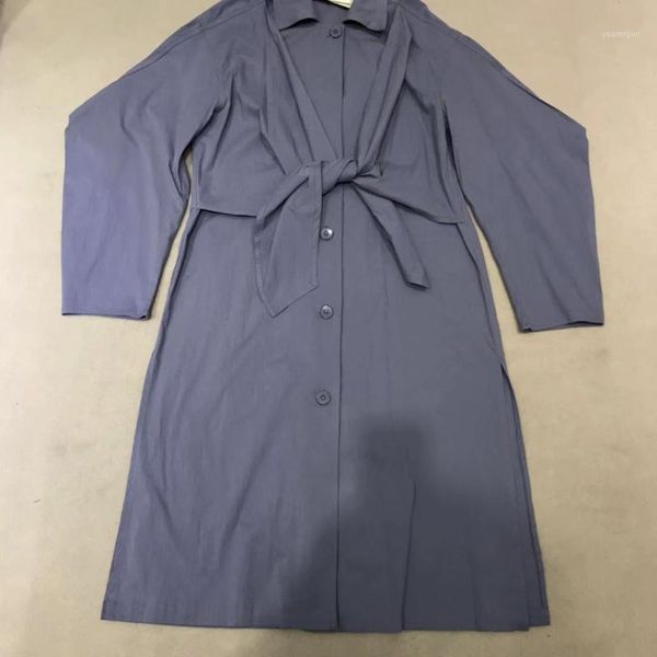 

women trench 2020 autumn windbreaker1, Tan;black